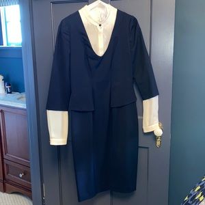 Emporio Armani dress with blouse under